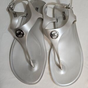 Michael Kors Silver Women's Sandals